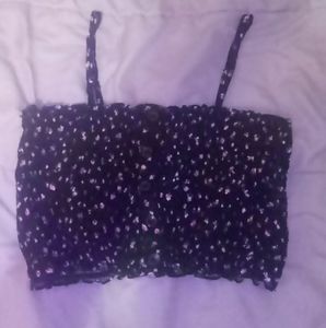 Floral crop top
